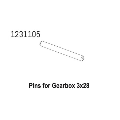 Gearbox Pin 3*28 CR4.4