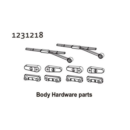 Body Hardware Parts CR4.4 PATROL