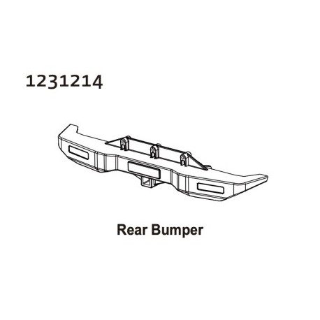 Rear Bumper CR4.4 PATROL