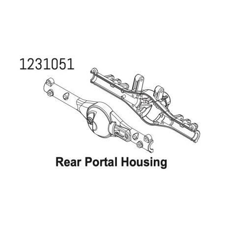 Rear Axle Housing CR4.4