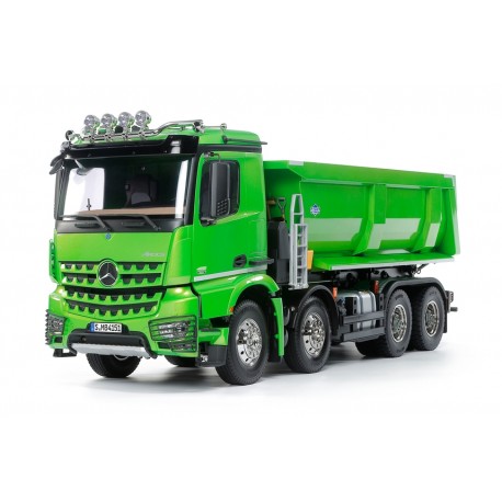 Tamiya 47523 Mercedes Benz Arocs 4151 8X4 Tipper Truck Candy Green