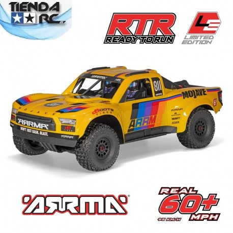 ARRMA 1-7 MOJAVE 6S 4X4 RTR Brushless Desert Truck Yellow