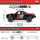 ARRMA 1-7 MOJAVE 6S EXB 4X4 RTR Brushless Desert Truck Black