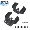 Carbon fiber Under plate for Tamiya TT02S (Downstop)