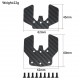 Carbon fiber Under plate for Tamiya TT02S (Downstop)