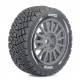 Mini Rally Tires Grey (12mm Hex)