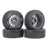Mini Rally Tires Grey (12mm Hex)