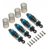 Option1 Aluminum Shocks Blue (55mm)