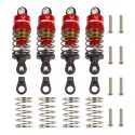 Option1 Aluminum Shocks Red (55mm)