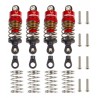 Option1 Aluminum Shocks Red (55mm)