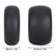 4 Rubber Tires with Sponge Inserts for Tamiya Frog Sand Scorcher Grasshopper Hornet 