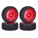 Austar R-Pattern Soft+Rally Dish Wheels Red