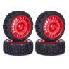 Austar R-Pattern Soft+Rally Dish Wheels Red