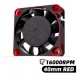 Elite Aluminum Cooling Fan 40MM (Red)