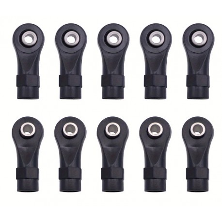 Nylon Arm Joints M3 25mm, Straight with Ball Ends 5.8 x 3 x 7 mm (10)