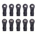 Nylon Arm Joints M3 25mm, Straight with Ball Ends 5.8 x 3 x 7 mm (10)