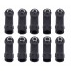 Nylon Arm Joints M3 25mm, Upward Curved with Ball Ends 5.8 x 3 x 7 mm (10)