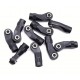 Nylon Arm Joints M3 25mm, Side Curved with Ball Ends 5.8 x 3 x 7 mm (10)