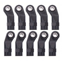 Nylon Arm Joints M3 25mm, Side Curved with Ball Ends 5.8 x 3 x 7 mm (10)