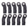 Nylon Arm Joints M3 25mm, Side Curved with Ball Ends 5.8 x 3 x 7 mm (10)
