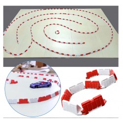 Road Barrier Fence for Realistic Drift Tracks (100 pcs)