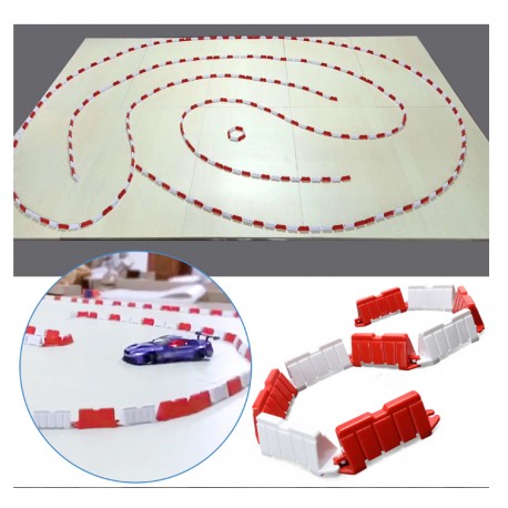 Road Barrier Fence for Realistic Drift Tracks (100 pcs)