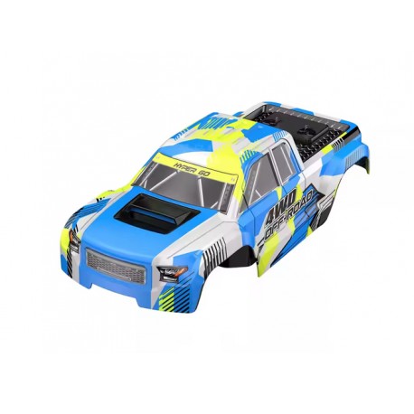 MJX 18208 Body shell (White-Blue)
