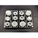 tamiya F/R Wheel Set (4) Ford Ranger 58759