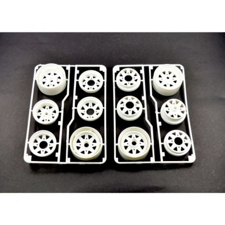 tamiya F/R Wheel Set (4) Ford Ranger 58759