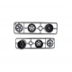 tamiya F Parts 5-Sp. Wheels (2+2) Gr.C 47531