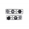 tamiya F Parts 5-Sp. Wheels (2+2) Gr.C 47531