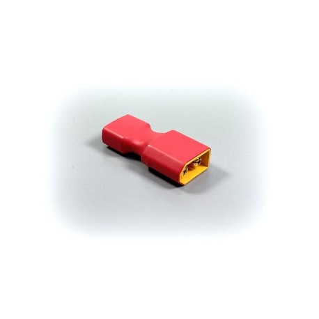 ADAPTADOR CONECTOR XT60 MACHO A T-PLUG HEMBRA