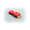 ADAPTADOR CONECTOR XT60 MACHO A T-PLUG HEMBRA