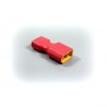 ADAPTADOR CONECTOR XT60 MACHO A T-PLUG HEMBRA