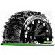 Louise Rc ST-PIONEER - 1-10 Stadium Truck Tire Set - Mounted - Soft -