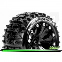 Louise Rc ST-PIONEER - 1-10 Stadium Truck Tire Set - Mounted - Soft -