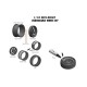 Louise RC - 1-10 Drift Tire Set - Mounted - 5-Spoke Wheels Bronze - Removable 2 4 6 8mm Offset - Hex 12mm