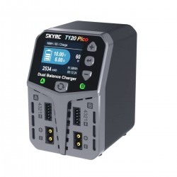 SkyRC T120 Pico AC LiPo 2-4s 6A 2x60W Charger