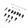 Axial Steering Links Steel Wide: SCX30