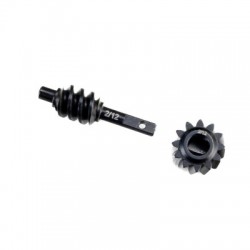 Axial Steel Ring-Pinion Worm Gear 2-12T Axle: SCX30