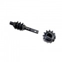 Axial Steel Ring-Pinion Worm Gear 2-12T Axle: SCX30