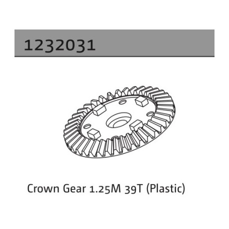 Absima Crown Gear 1.25M 39T