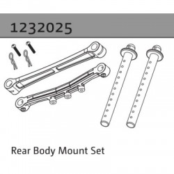Absima Rear Body Mount Set