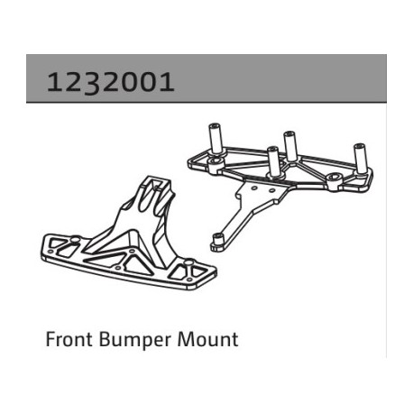 Absima Front Bumper Mount
