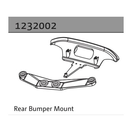 Absima Rear Bumper Mount