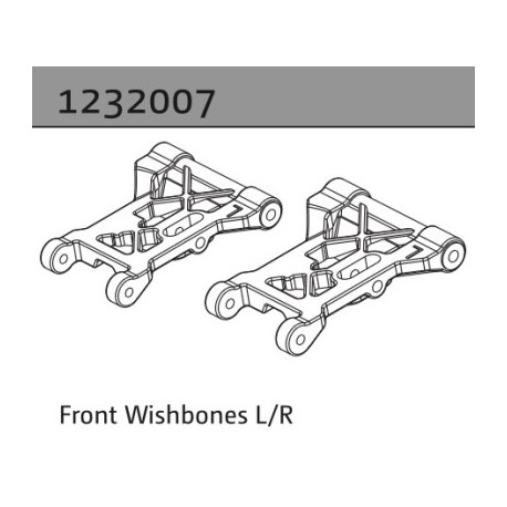 Absima Front Wishbones L-R