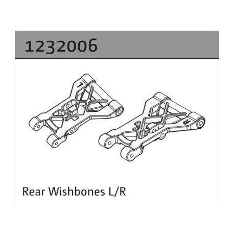 Absima Rear Wishbones L-R