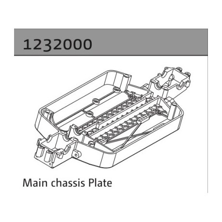 Absima Main Chassis Plate