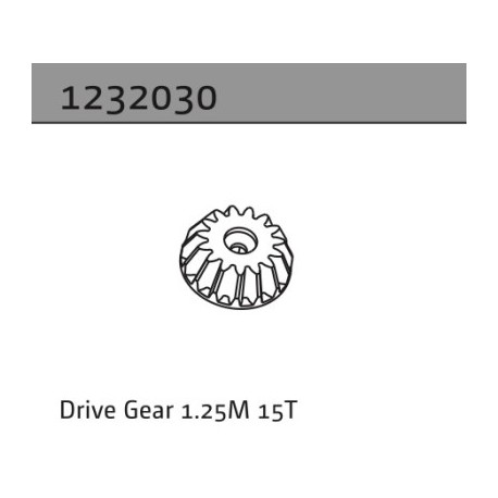 Absima Drive Gear 1.25M 15T