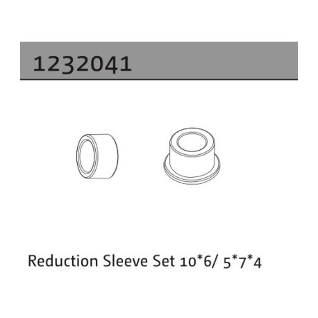 Absima Reduction Sleeve Set 10*6 - 5*7*4